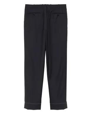 Brioni ボタン留めカフ付きテーラードパンツ - ブルー - サムネイル2