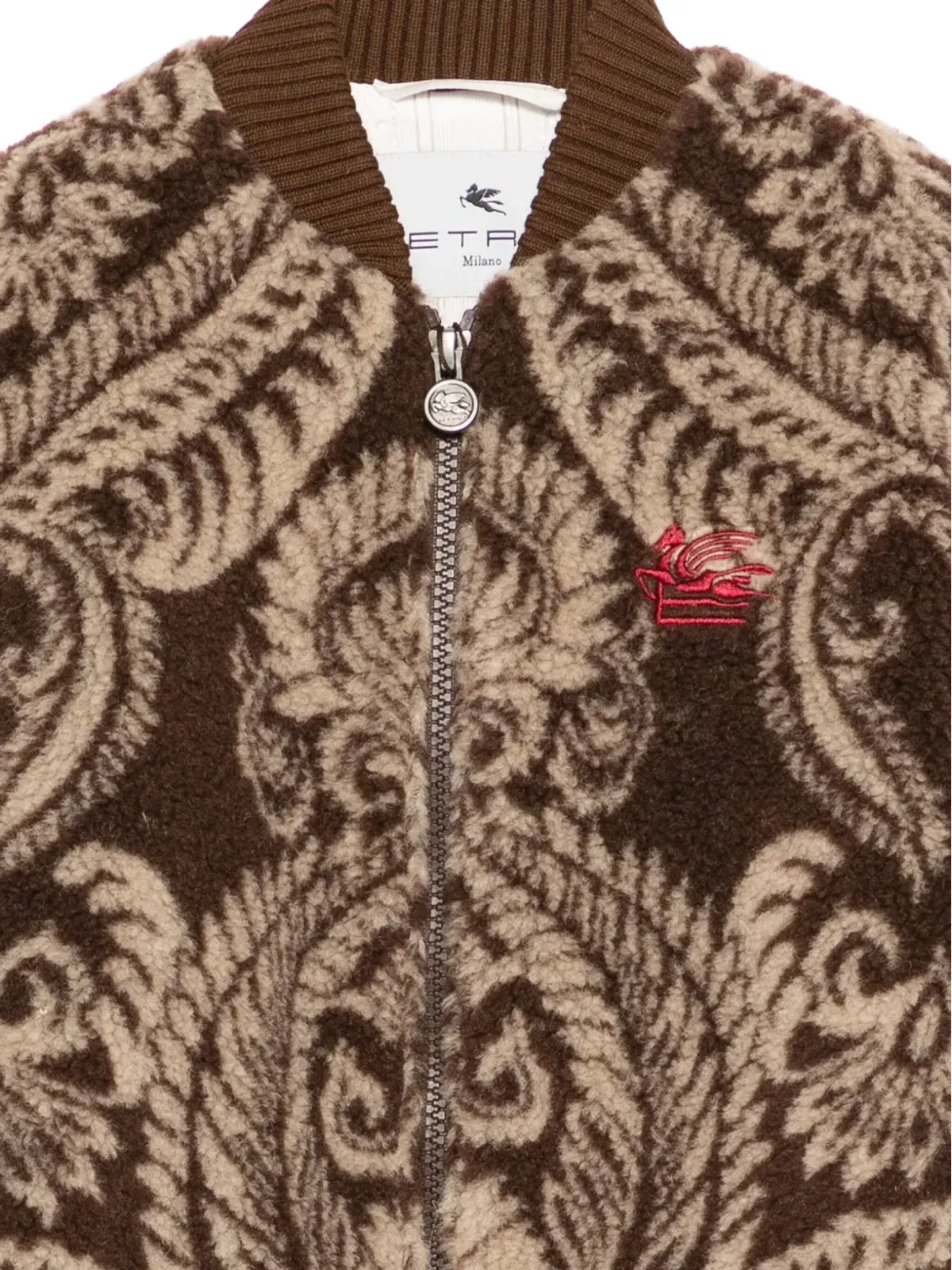 ETRO KIDS ペイズリーパターン ボンバー ジャケット - 画像3