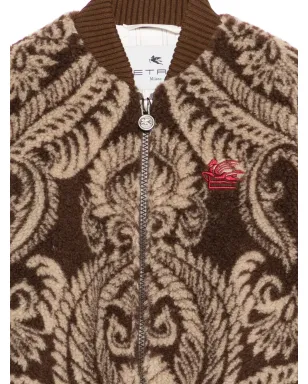 ETRO KIDS ペイズリーパターン ボンバー ジャケット - サムネイル3