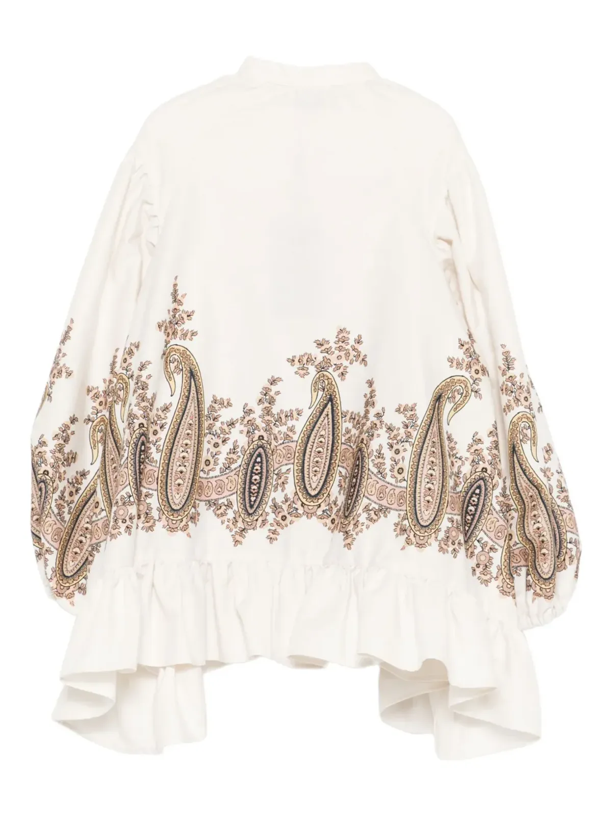 ETRO KIDS ペイズリープリントのフリルトップス - 画像2