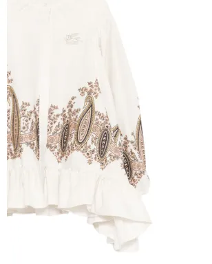 ETRO KIDS ペイズリープリントのフリルトップス - サムネイル3