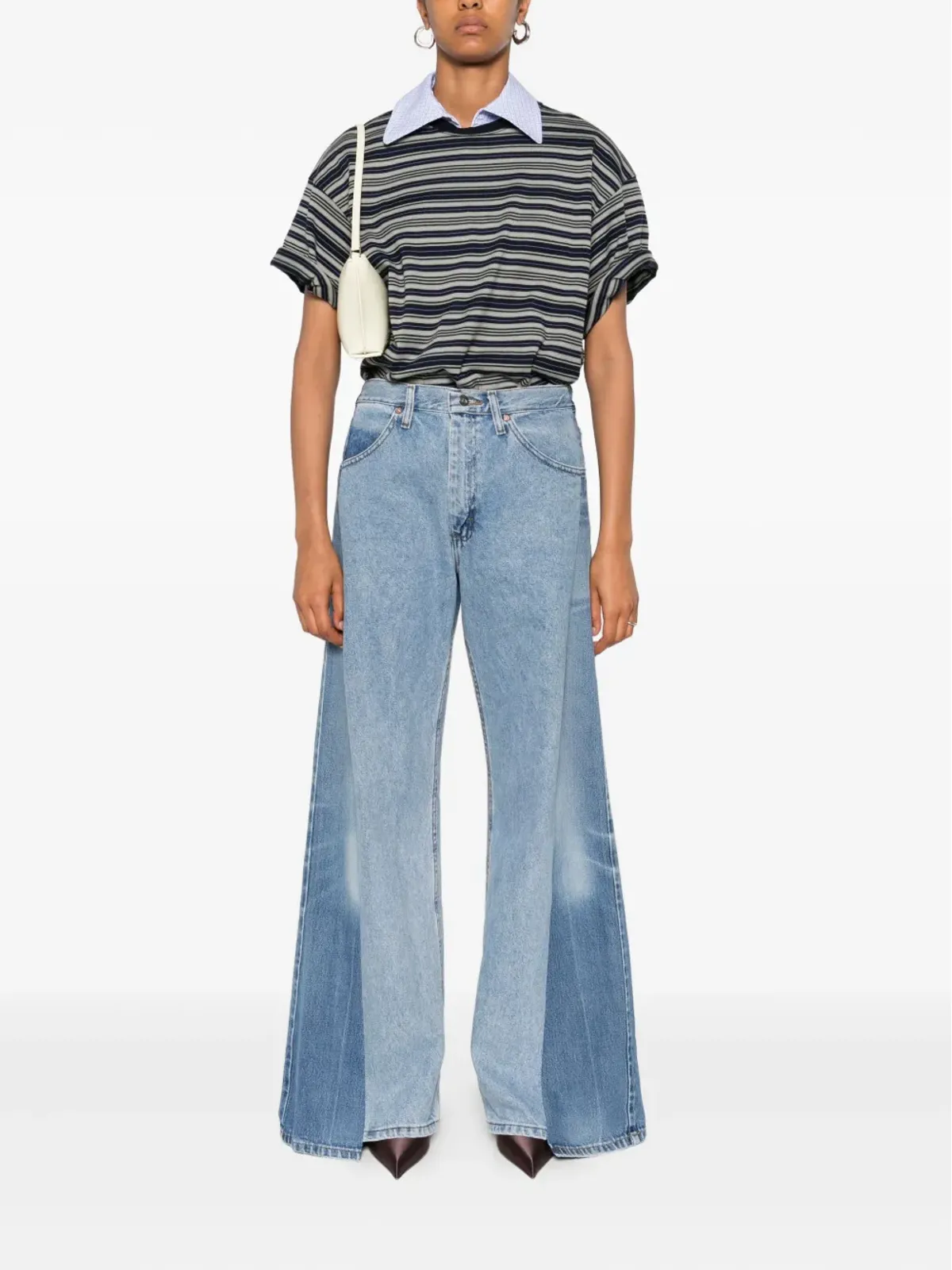 E.L.V DENIM パネル入りデニムジーンズ - 画像2