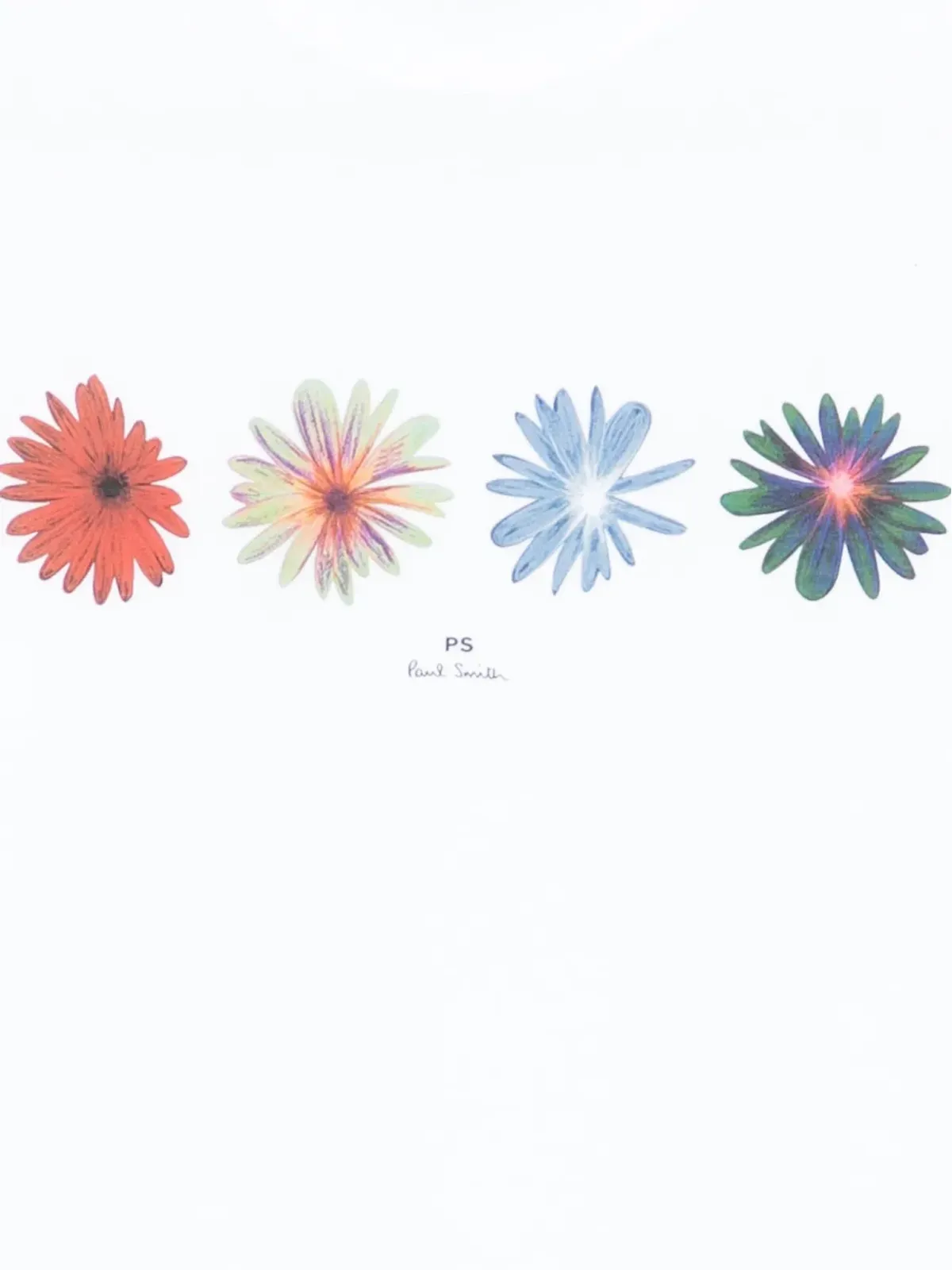 PS Paul Smith 花柄プリントコットンTシャツ - White - 画像3