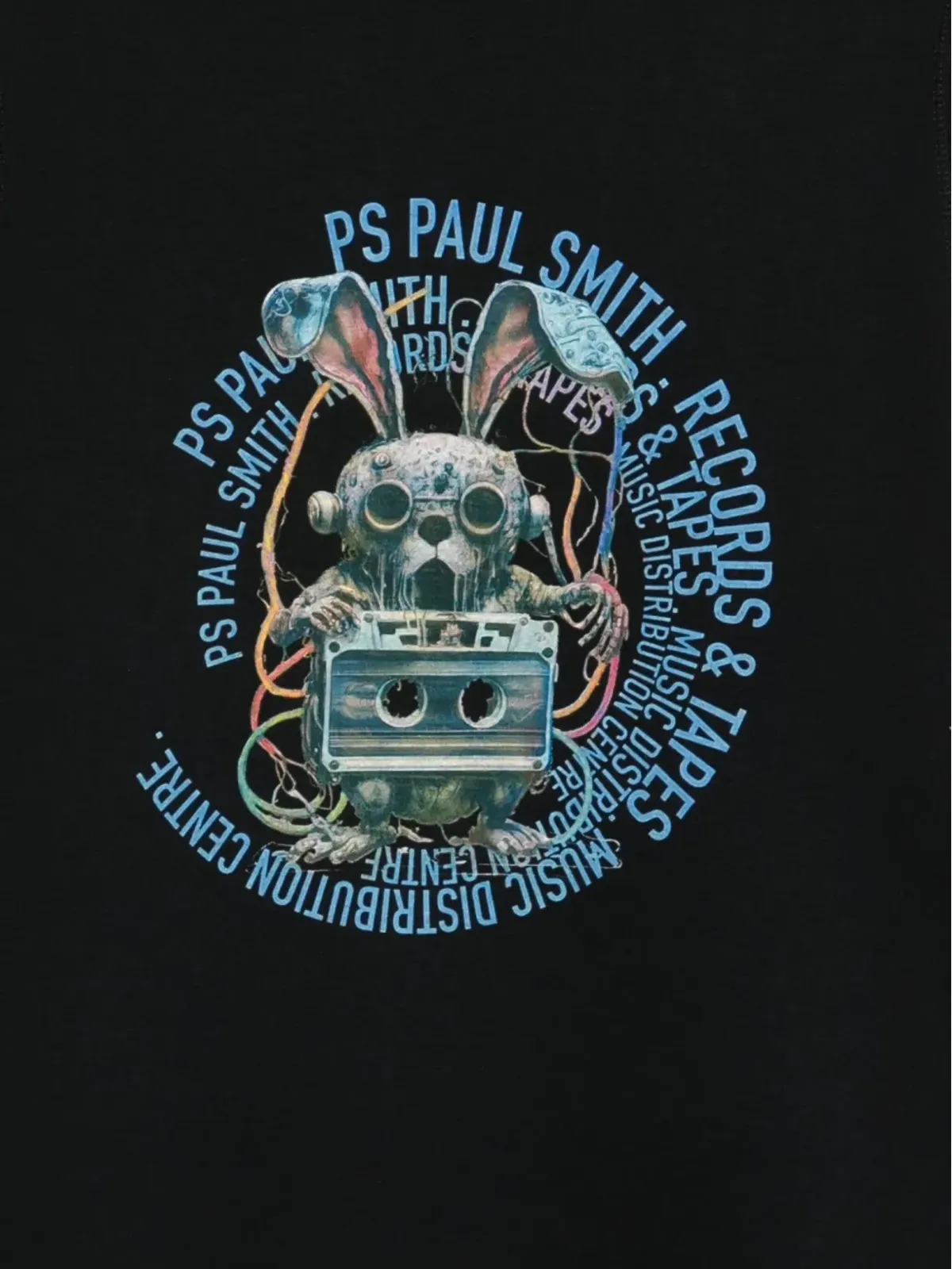 PS Paul Smith うさぎプリント クルーネック スウェットシャツ - 画像3
