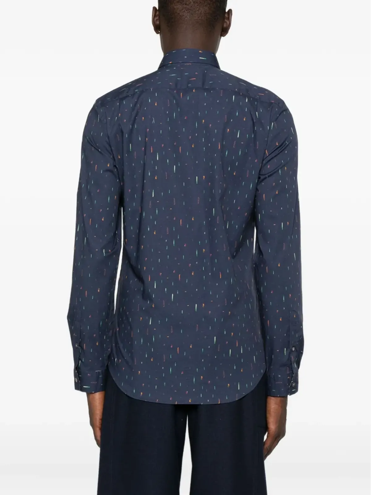 PS Paul Smith 長袖・抽象プリントシャツ - 画像4