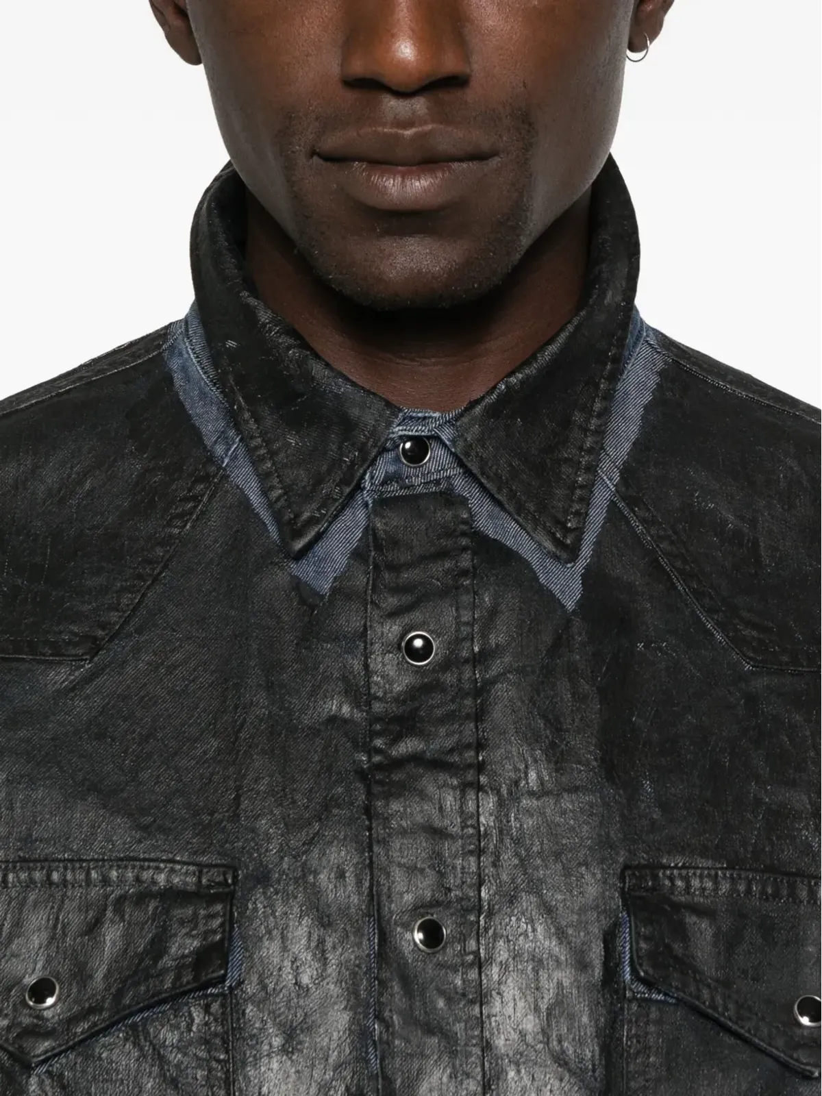 MM6 Maison Margiela ダブルポケット コットンシャツ - 画像5
