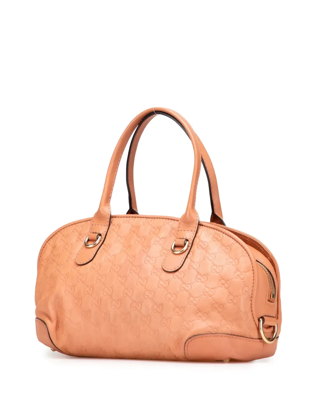 Gucci Pre-Owned Guccissima Heart Bit サッチェル - オレンジ - 画像3