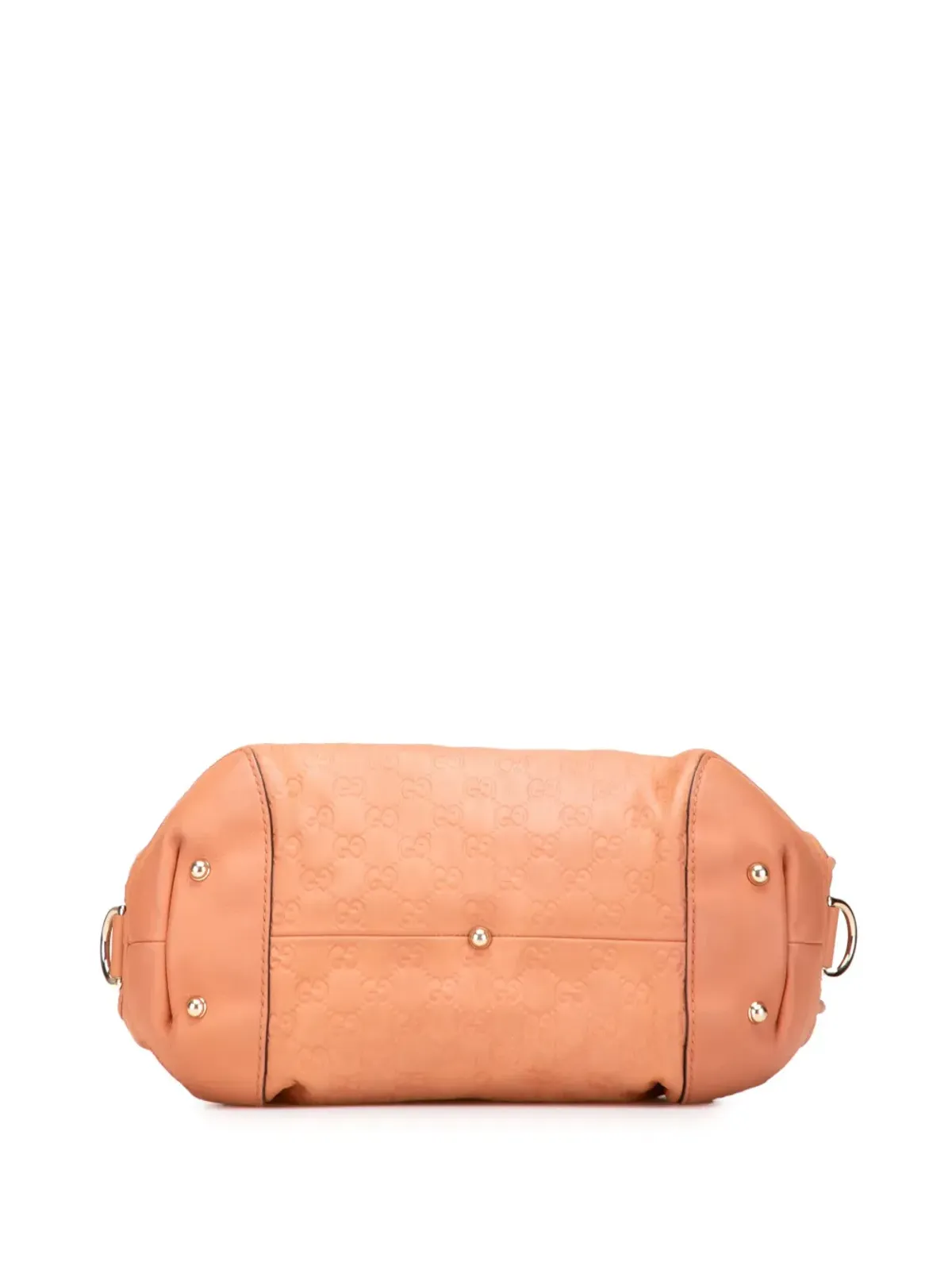 Gucci Pre-Owned Guccissima Heart Bit サッチェル - オレンジ - 画像4