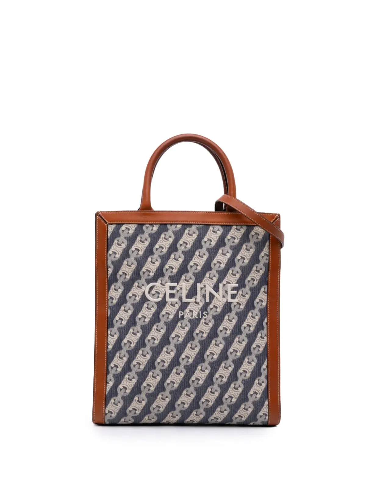 Celine Pre-Owned トライオンフ キャンバス マイヨン バーティカル カバス サッチェル - 画像1
