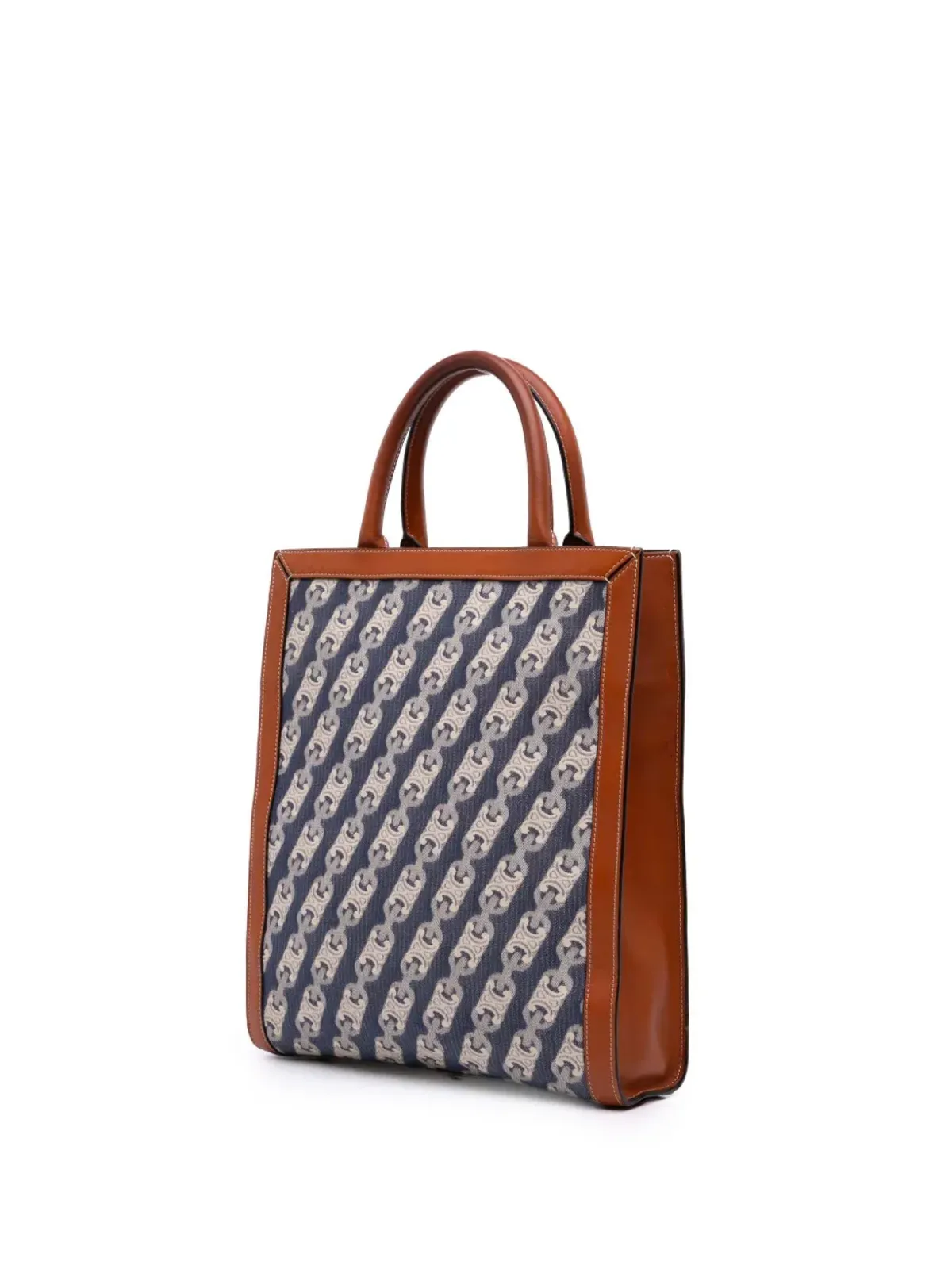 Celine Pre-Owned トライオンフ キャンバス マイヨン バーティカル カバス サッチェル - 画像3