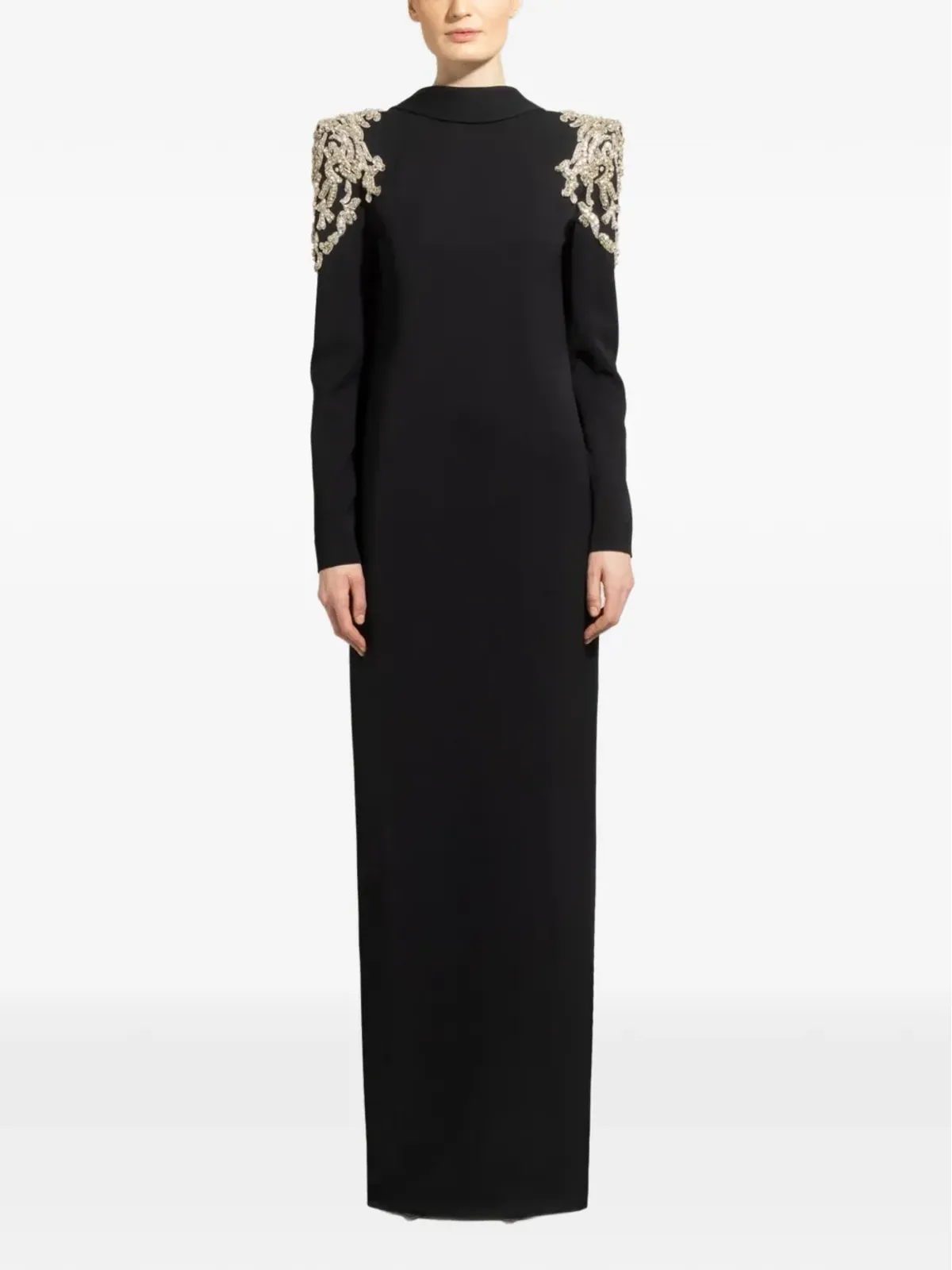 Zuhair Murad ラインストーン装飾のロングドレス - 画像2