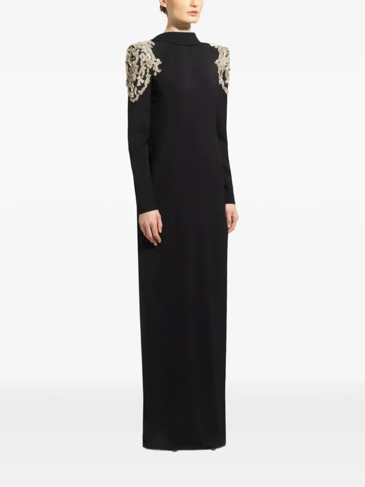 Zuhair Murad ラインストーン装飾のロングドレス - 画像3