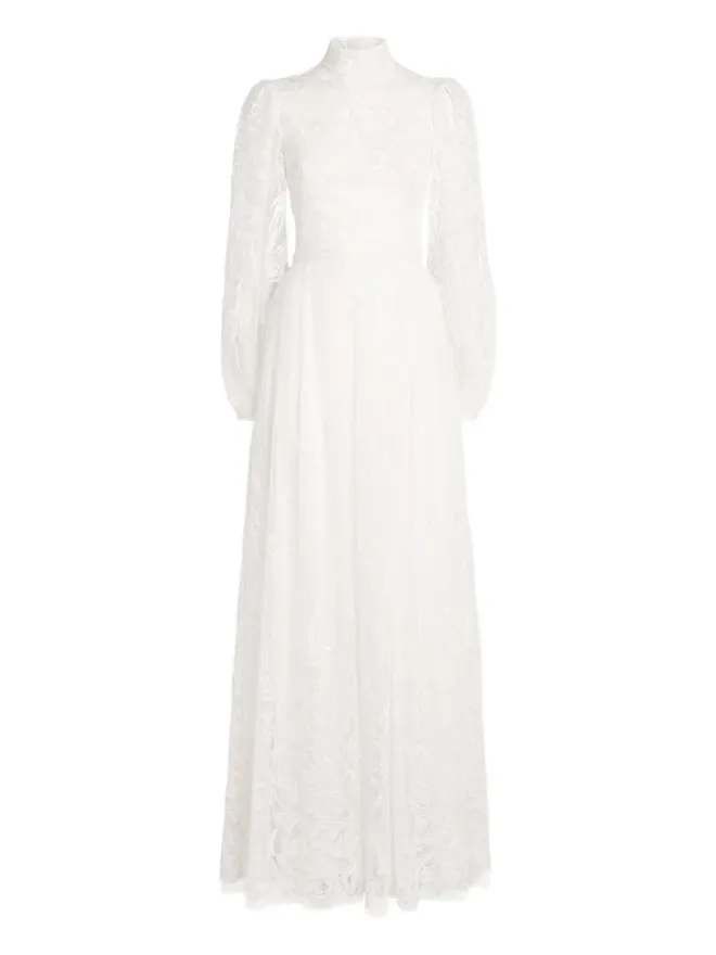 Zuhair Murad Zuhair Murad レース柄のAラインガウンの商品画像