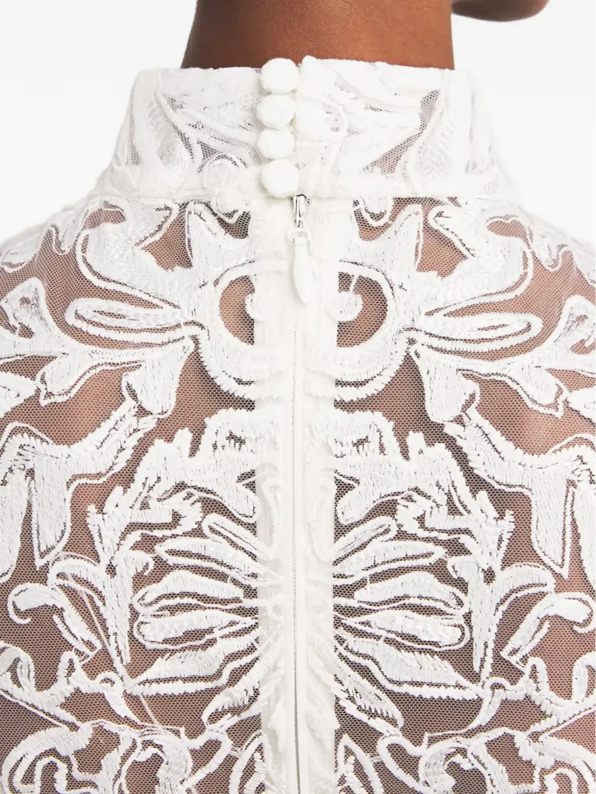 Zuhair Murad レース柄のAラインガウン - 画像5