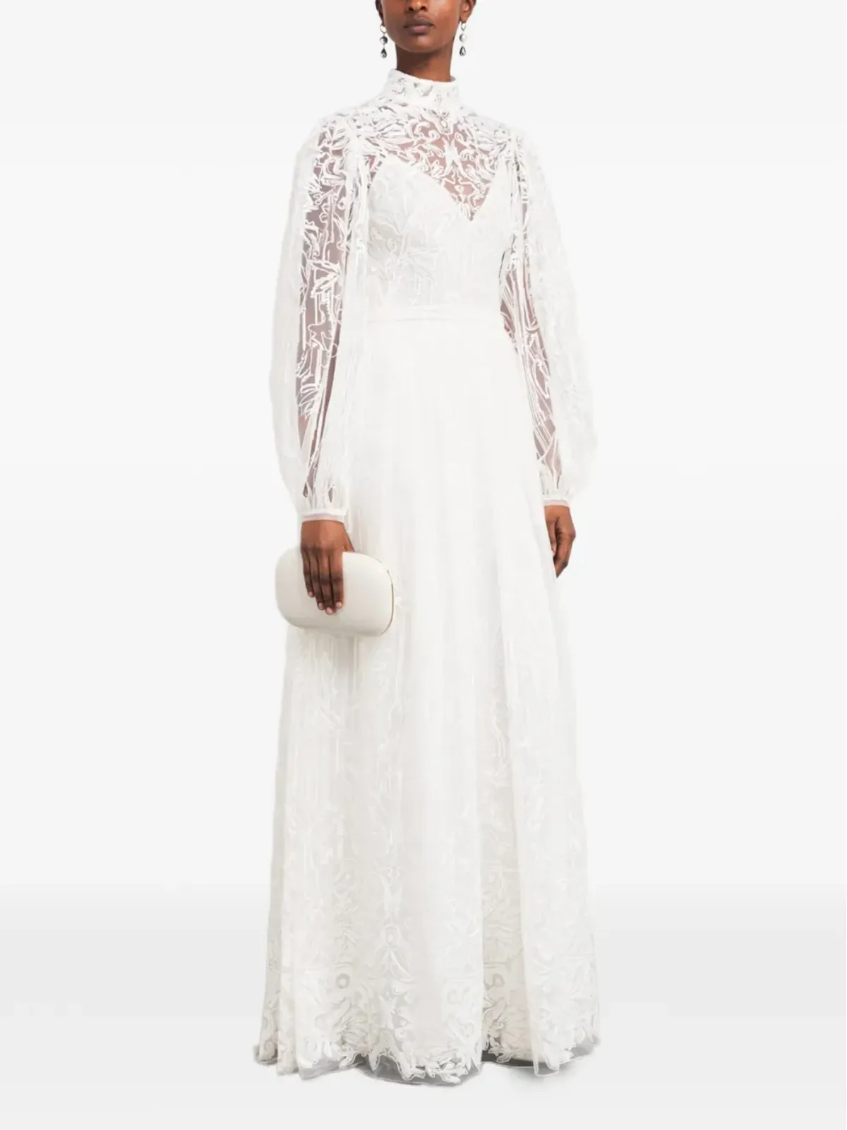 Zuhair Murad レース柄のAラインガウン - 画像2