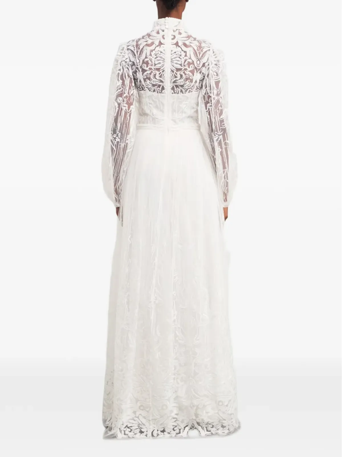 Zuhair Murad レース柄のAラインガウン - 画像3