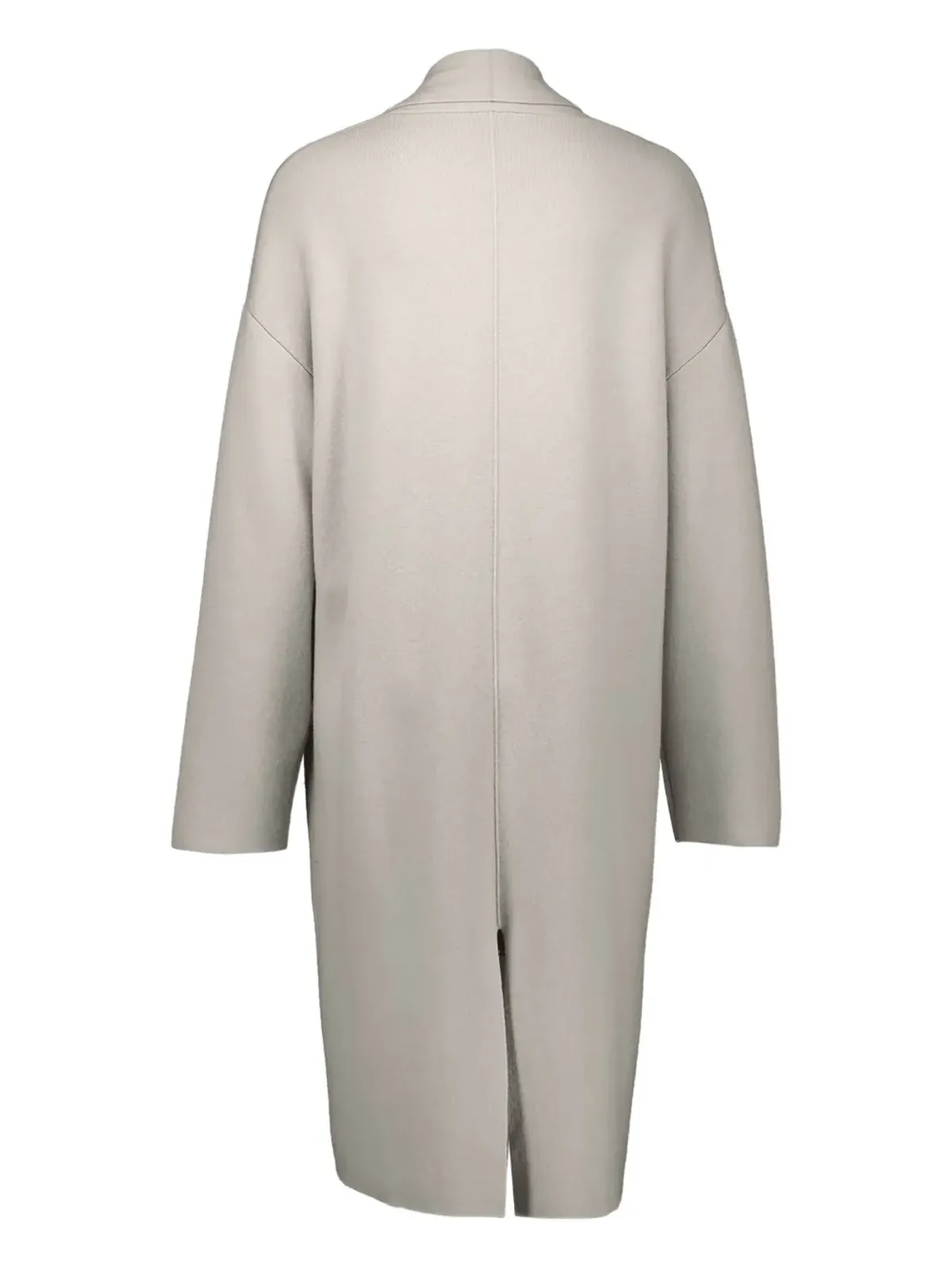 Allude パッチポケット付きニットコート - 画像2