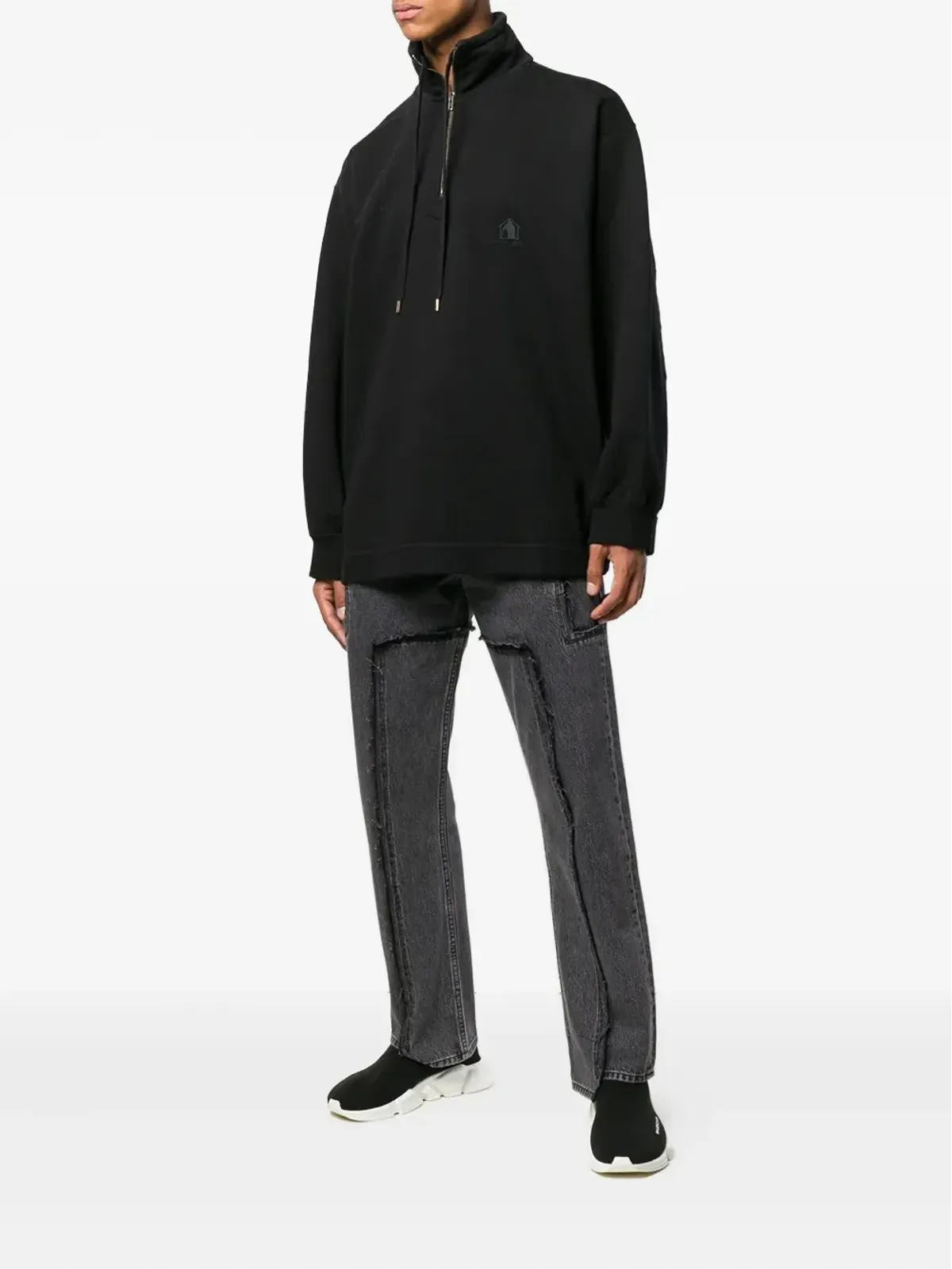 VETEMENTS ハイネック半ジップ スウェットシャツ - 画像2