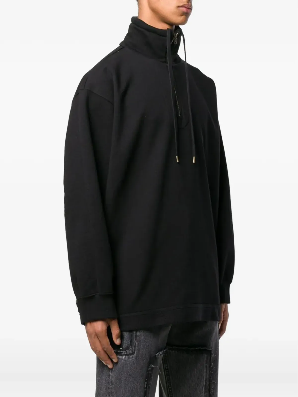 VETEMENTS ハイネック半ジップ スウェットシャツ - 画像3