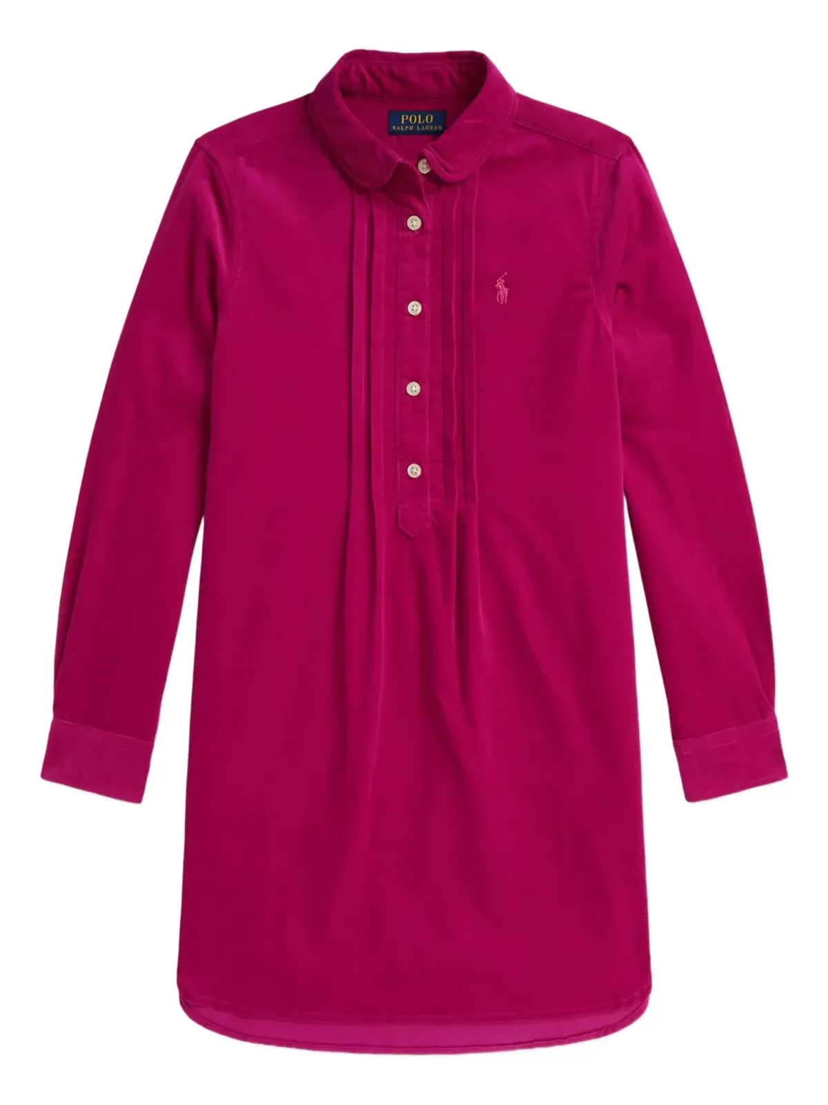 POLO RALPH LAUREN KIDS プリーツシャツドレス - 画像1