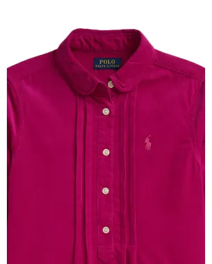 POLO RALPH LAUREN KIDS プリーツシャツドレス - サムネイル4