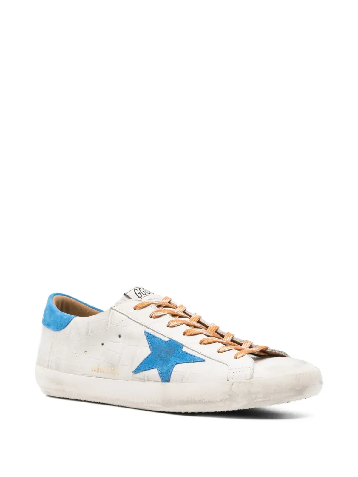 Golden Goose クロコダイルエフェクト・スター・ローカットスニーカー - 画像2