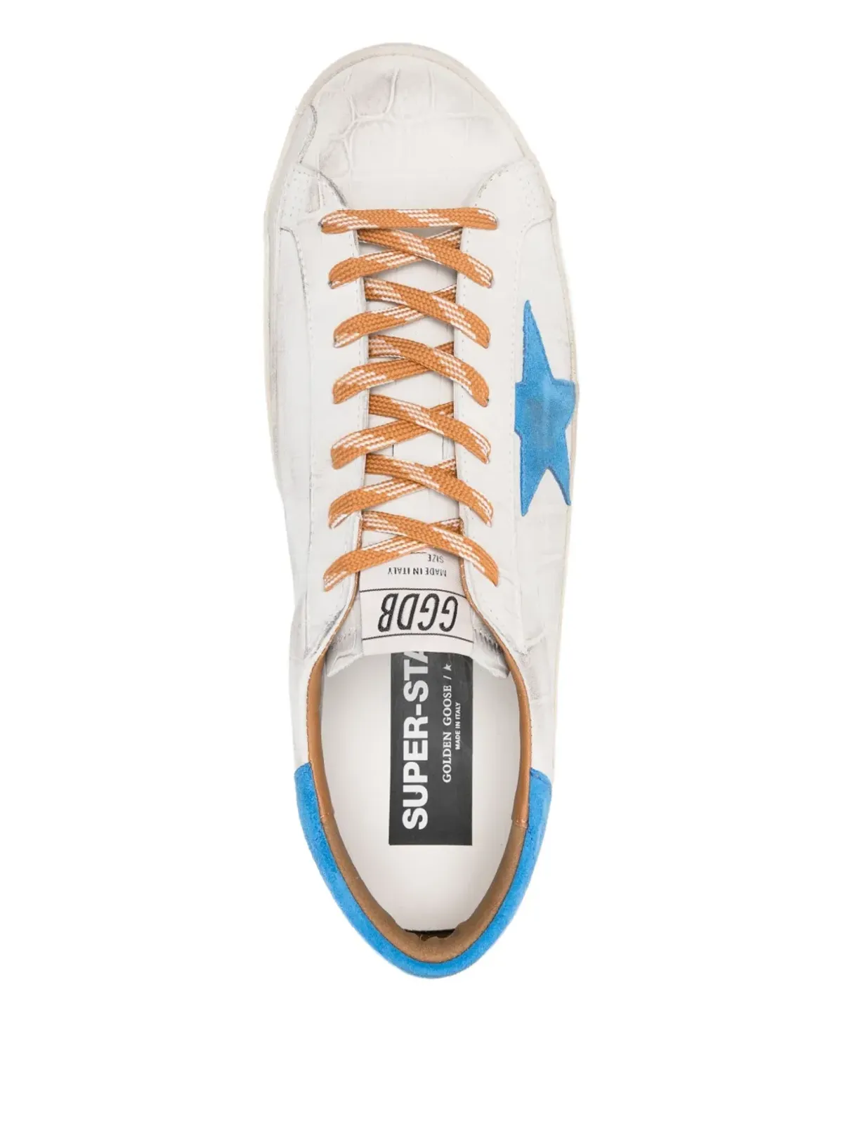 Golden Goose クロコダイルエフェクト・スター・ローカットスニーカー - 画像4