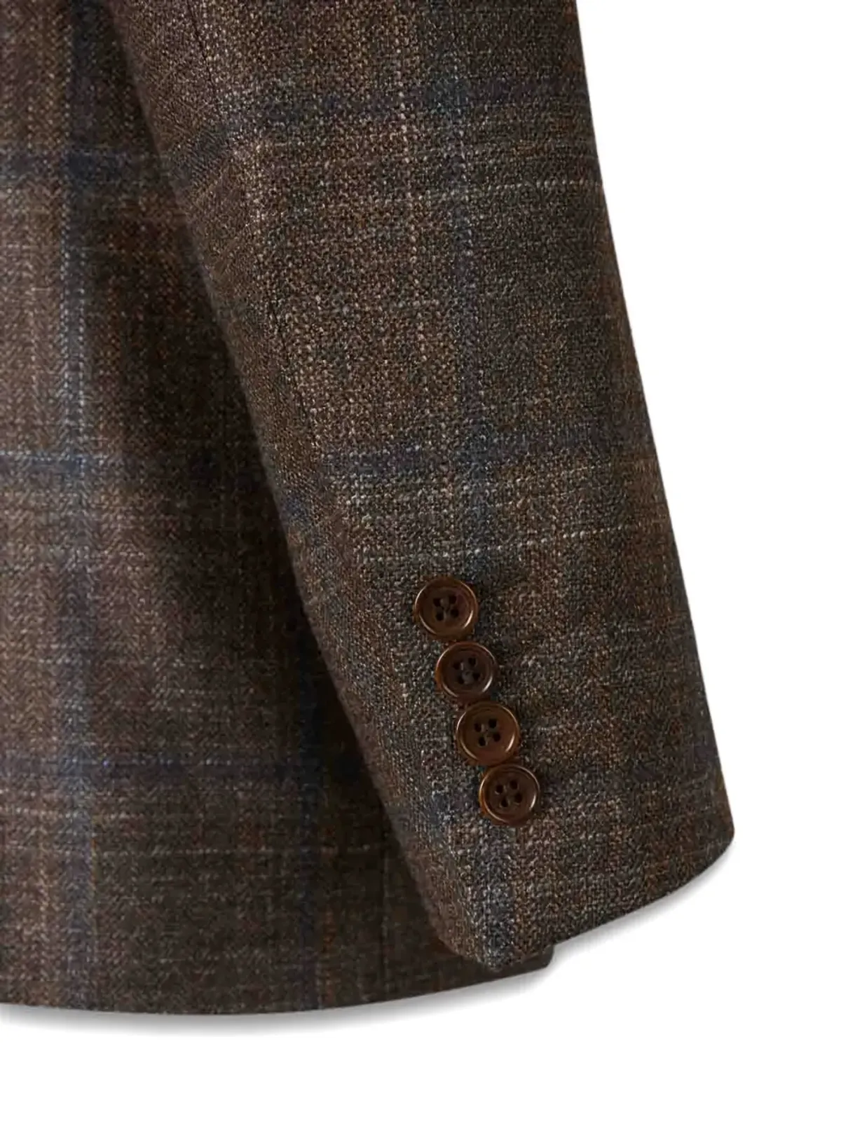 Canali シングルブレスト チェック柄ブレザー - 画像4