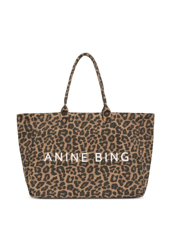 ANINE BING ANINE BING レオパード柄 トートバッグの商品画像