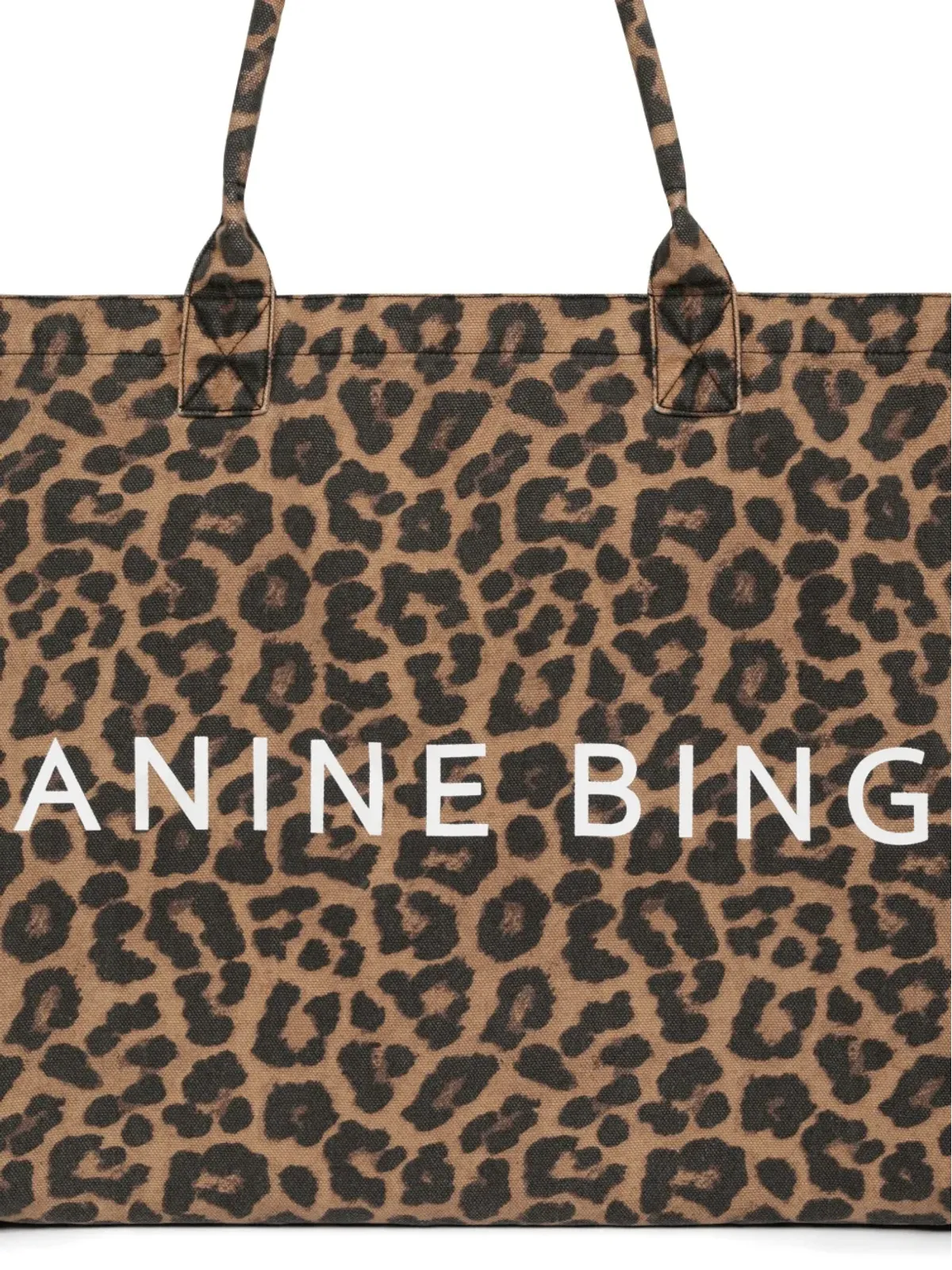 ANINE BING レオパード柄 トートバッグ - 画像5