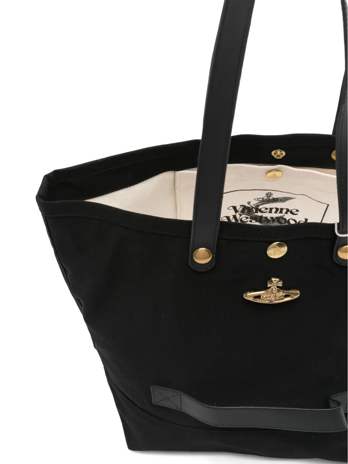 Vivienne Westwood ロゴ・オーブ付き トートバッグ - 画像5