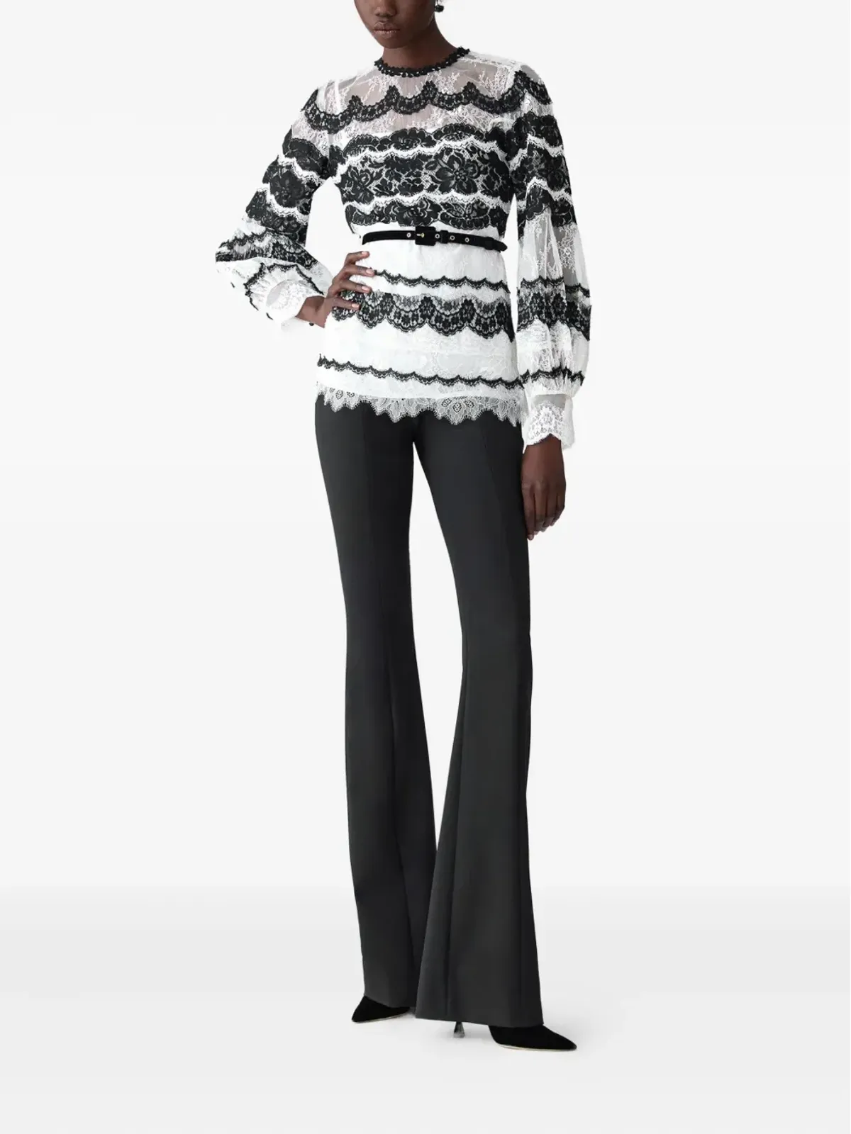 Carolina Herrera ウールパンツ - 画像2
