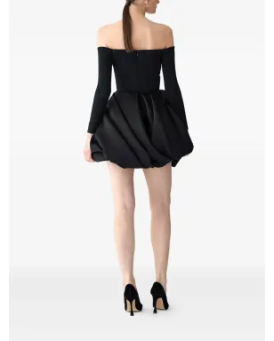 Carolina Herrera ローズ型オフショルミニイブニングドレス - サムネイル3