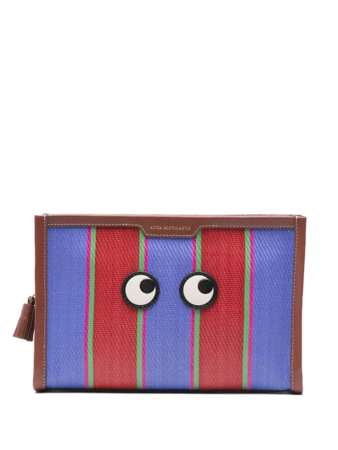 Anya Hindmarch Anya Hindmarch ストライプのアイ・クラッチバッグの商品画像