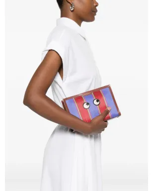 Anya Hindmarch ストライプのアイ・クラッチバッグ - サムネイル2