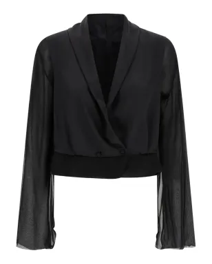 Alberta Ferretti Vネック シルク ブラウス - サムネイル1