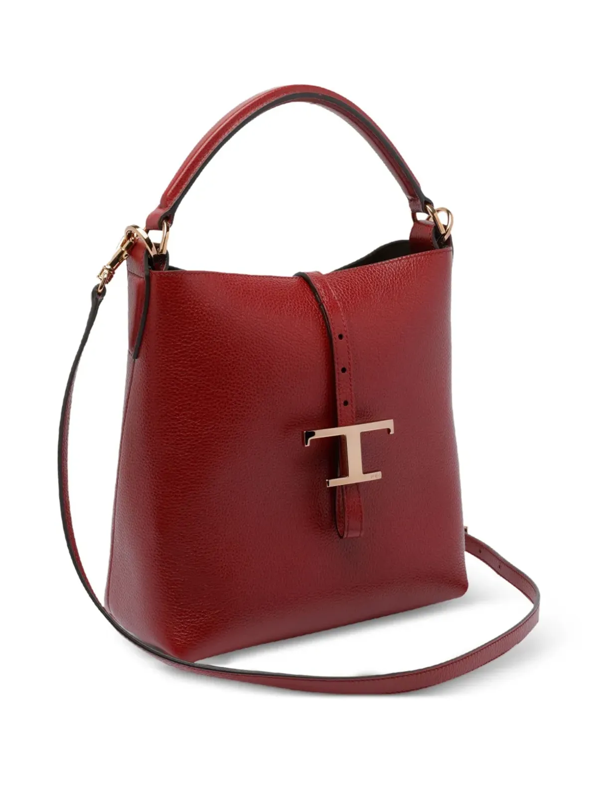 Tod's 小さめのTバックル バケットバッグ - 画像3
