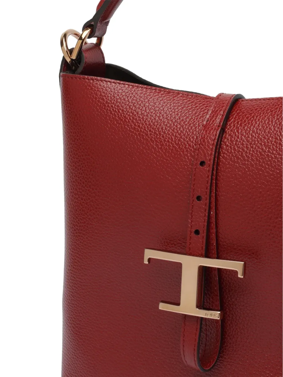 Tod's 小さめのTバックル バケットバッグ - 画像4