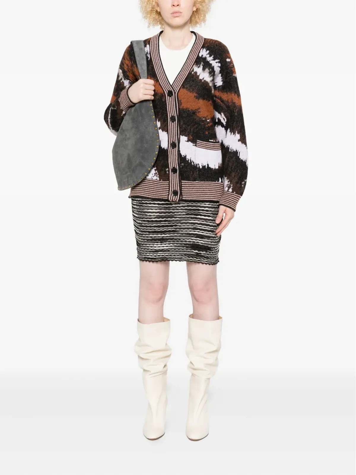 Missoni アブストラクトプリント ボタン留めカーディガン - 画像2