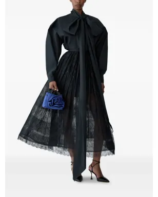 Carolina Herrera レースパネルドプリーツスカート - サムネイル2
