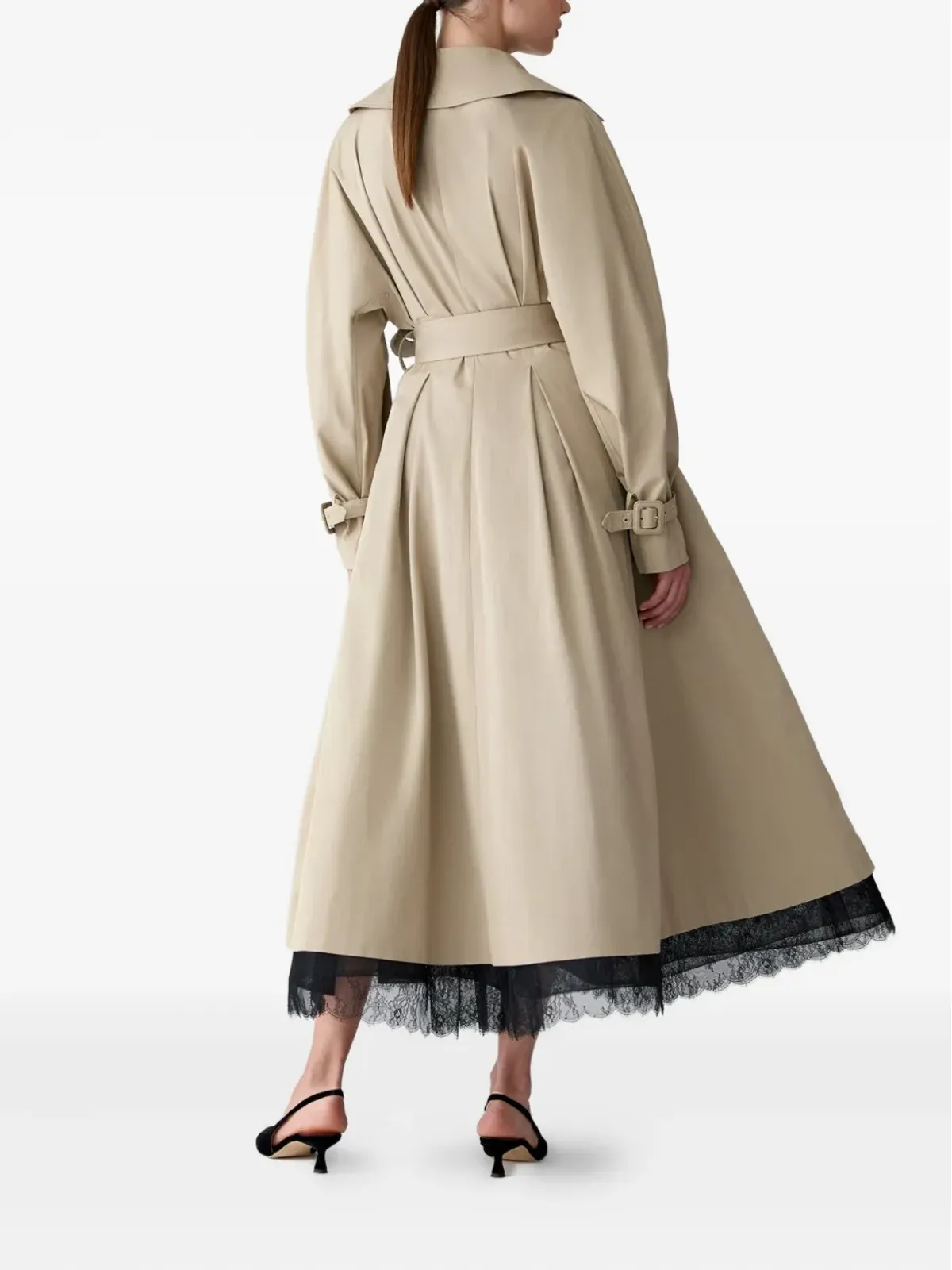 Carolina Herrera ベルト付きトレンチコート - 画像3