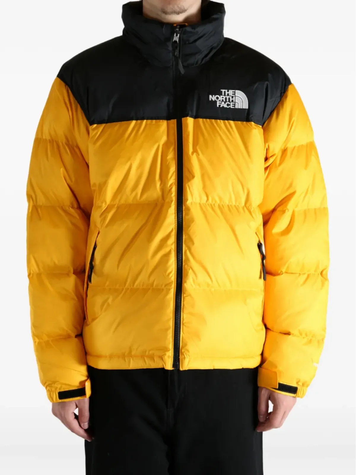 The North Face 1996 Retro Nuptse カラーブロック ダウンジャケット - 画像2
