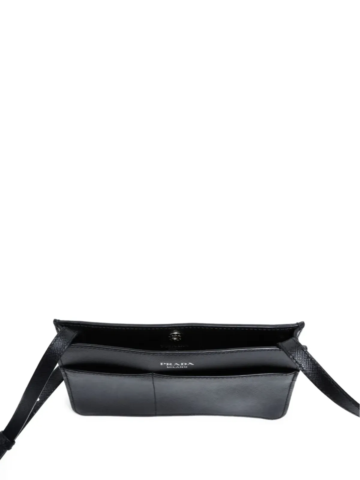 Prada Vintage レザーショルダーバッグ - 画像4