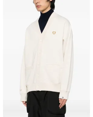 AAPE BY *A BATHING APE® ロゴアップリケ付きボタンアップスウェットシャツ - サムネイル3