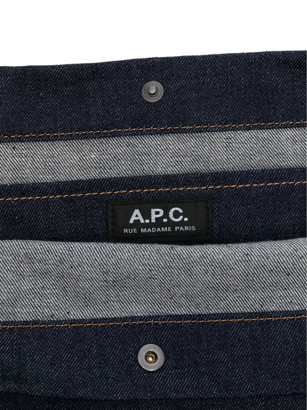 A.P.C. デニムショルダーバッグ - 画像5