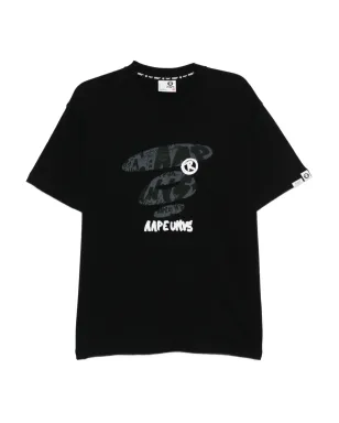 AAPE BY *A BATHING APE® 半袖Tシャツ ブラック - サムネイル1