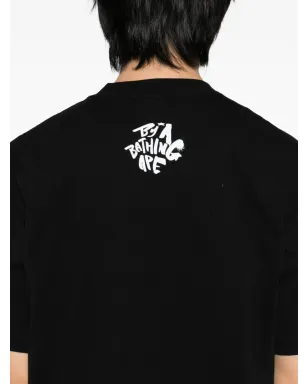 AAPE BY *A BATHING APE® 半袖Tシャツ ブラック - サムネイル4
