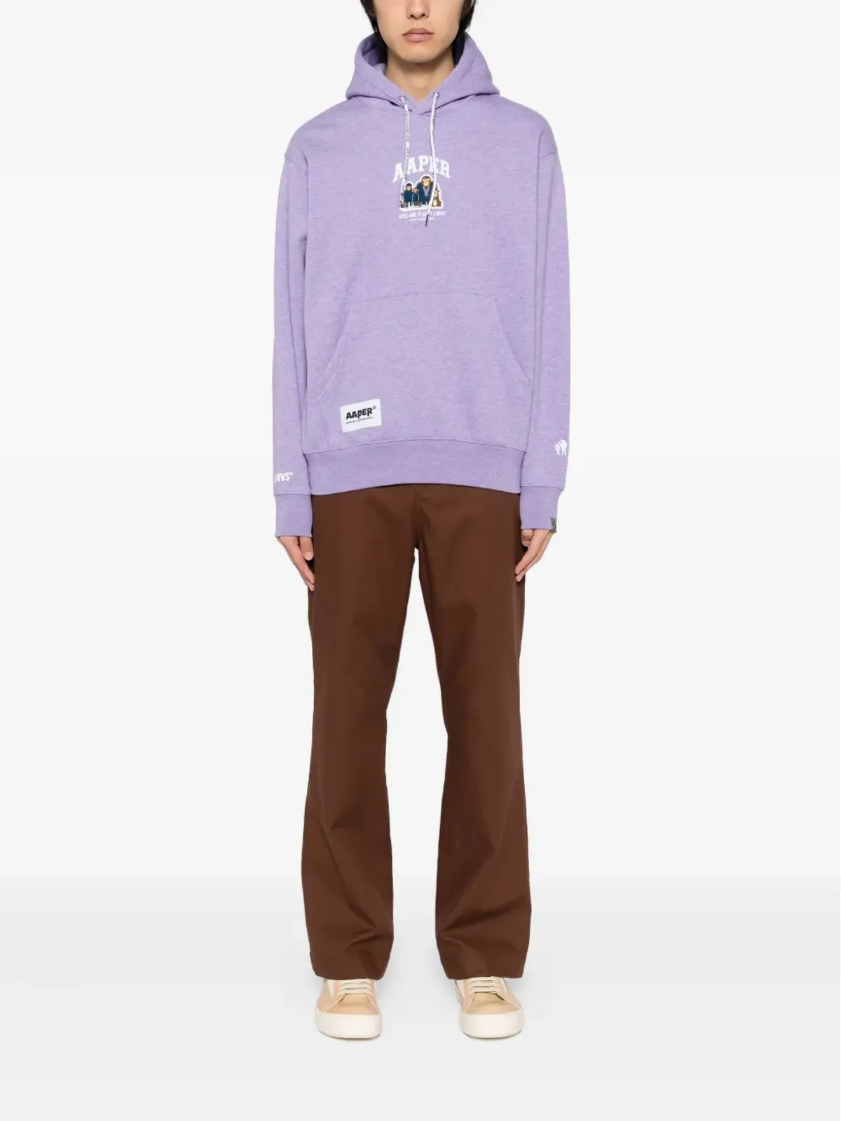 AAPE BY *A BATHING APE® ロゴプレート付きパーカー - 画像2