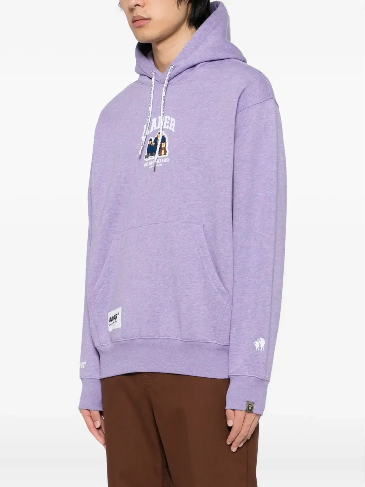 AAPE BY *A BATHING APE® ロゴプレート付きパーカー - 画像3