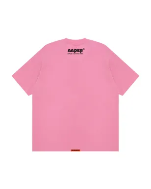 AAPE BY *A BATHING APE® Bravo monkey-embellished Tシャツ - ピンク - サムネイル2